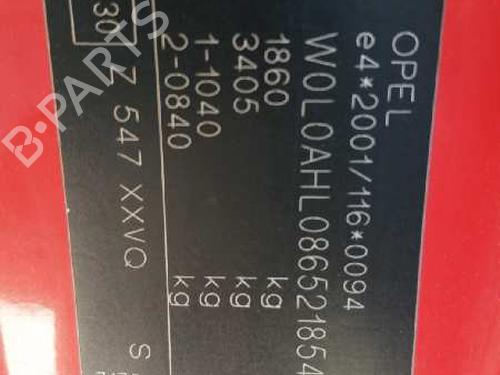 Fuse box OPEL ASTRA H GTC (A04) 1.9 CDTI (L08) | BP7670507E1 