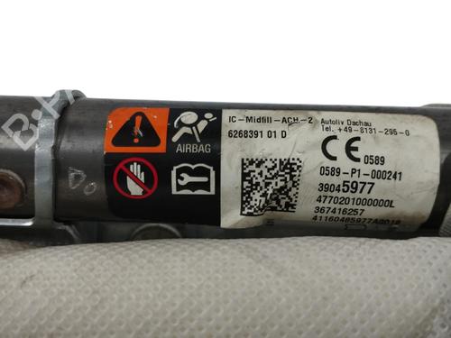Left curtain airbag PEUGEOT 307 CC (3B) 1.6 16V | BP16847096C11 