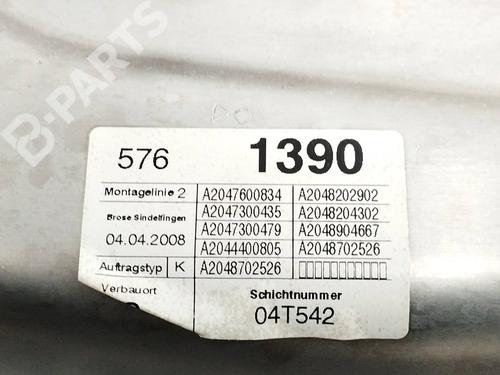 Rudehejsemekanisme Højre bagtil MERCEDES-BENZ C-CLASS (W204)  | BP11758568C25 