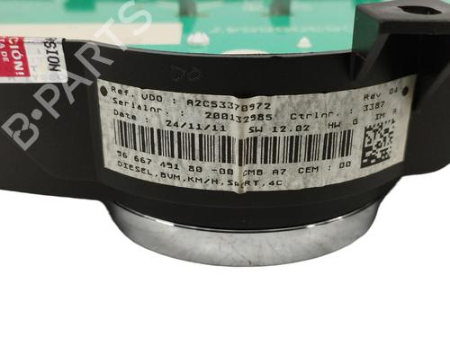Instrument cluster PEUGEOT 207 (WA_, WC_)  | BP17244055C47 