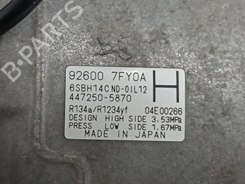 AC compressor NISSAN X-TRAIL III (T32_, T32R, T32RR) 1.3 DIG-T | BP23958961M34 