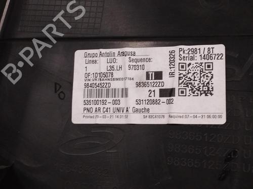 Rear left panel CITROËN C4 III (BA_, BB_, BC_) 1.2 PureTech 130 (BAHNSA, BAHNSB) | BP12442436C60 