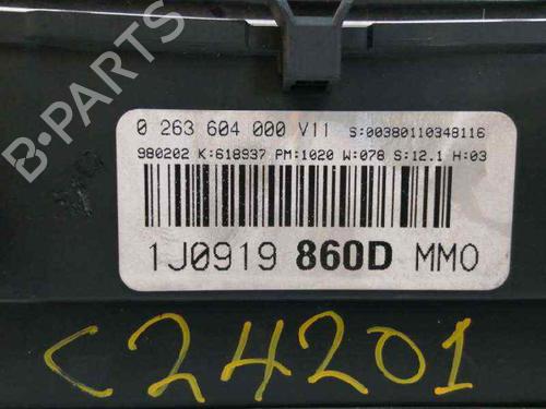 Instrument cluster VW GOLF IV (1J1) 1.6 | BP9833404C47 
