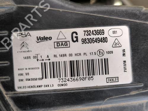 Left headlight CITROËN C4 III (BA_, BB_, BC_) 1.2 PureTech 130 (BAHNSA, BAHNSB) | BP33799644C28 - Image 3