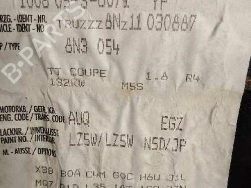 Air vent AUDI TT (8N3) 1.8 T | BP11659680I21 