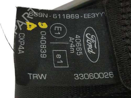 Rear left seatbelt FORD MONDEO III Saloon (B4Y) 2.0 16V | BP16460851I29 