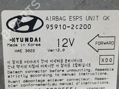 Kollisjonspute styreenhet HYUNDAI COUPE II (GK)  | BP29284985M53 