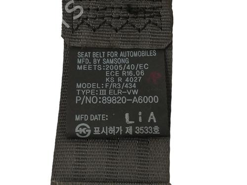 Rear right seatbelt KIA CEE'D (JD)  | BP15232213I28 