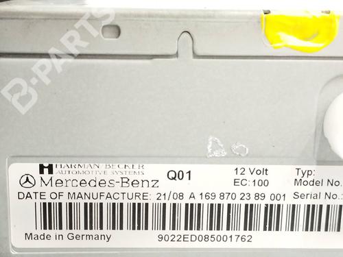 Radio MERCEDES-BENZ A-CLASS (W169) A 150 (169.031, 169.331) | BP10643727E6 