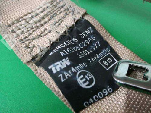 Front left seatbelt MERCEDES-BENZ M-CLASS (W163) ML 400 CDI (163.128) | BP8721711I26