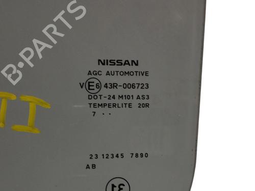 Rear left door window NISSAN PULSAR Hatchback (C13) 1.2 DIG-T | BP15763607C20