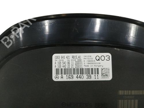 Instrument cluster MERCEDES-BENZ B-CLASS Sports Tourer (W245)  | BP17624655C47 