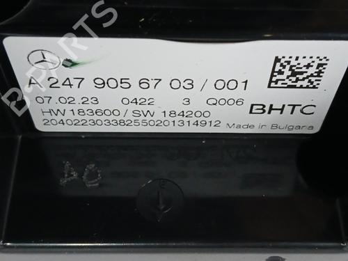 Climate control MERCEDES-BENZ A-CLASS Saloon (V177) A 200 d (177.112) | BP18466977I5