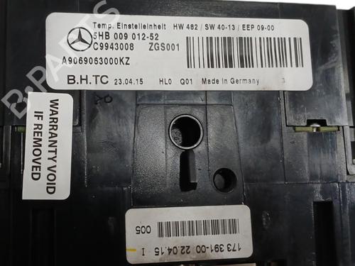 Climate control MERCEDES-BENZ SPRINTER 3,5-t Van (B906) 319 CDI / BlueTEC (906.631, 906.633, 906.635, 906.637) | BP23575915I5