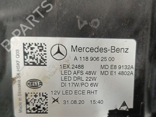 Left headlight MERCEDES-BENZ CLA (C118) CLA 250 e (118.386) | BP30377022C28