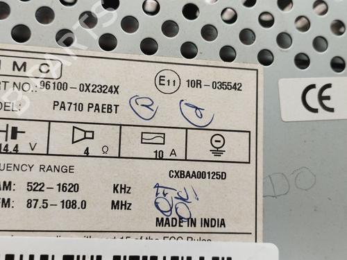 Radio HYUNDAI i10 I (PA) 1.2 | BP32266969E6