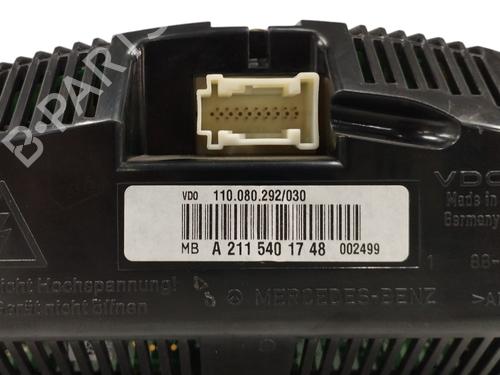 Instrument cluster MERCEDES-BENZ E-CLASS (W212) E 350 4-matic (212.087) | BP13688080C47