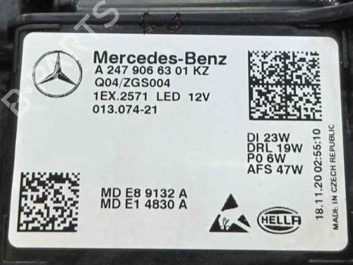 Left headlight MERCEDES-BENZ GLA (H247) GLA 200 d (247.712) | BP26553861C28 