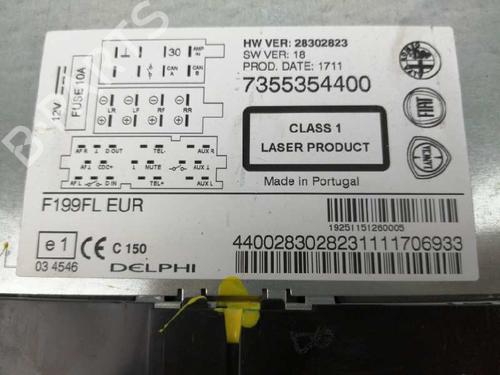 Radio ABARTH GRANDE PUNTO | BP8074930E6