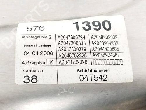 Rear left window mechanism MERCEDES-BENZ C-CLASS (W204) C 220 CDI (204.002) | BP11758567C24