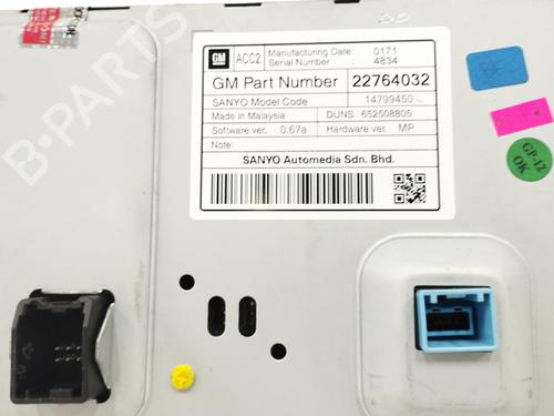 Display monitor OPEL INSIGNIA A Sports Tourer (G09) | BP15730615C48