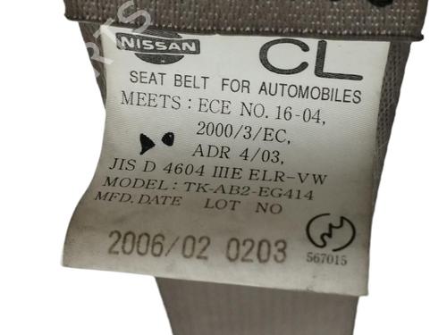 Sicherheitsgurt vorne links NISSAN X-TRAIL I (T30) 2.2 dCi | BP16753655I26 