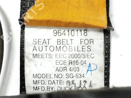 Front right seatbelt CHEVROLET KALOS 1.2 | BP11507757I25 