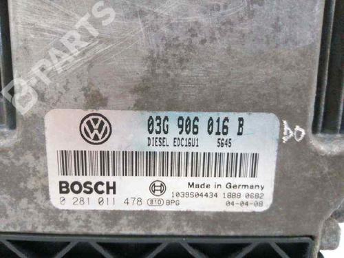 Engine control unit (ECU) VW GOLF V (1K1) 1.9 TDI | BP9056447M57 