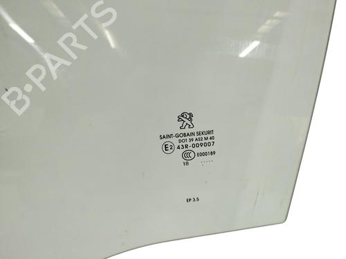 Front left door window PEUGEOT 2008 I (CU_) 1.5 BlueHDI 120 | BP12938770C18 