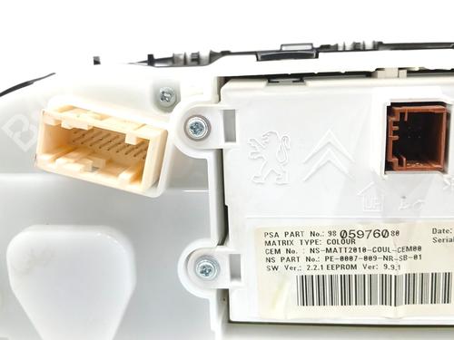 Instrument cluster PEUGEOT 2008 I (CU_) 1.6 HDi | BP18473445C47 