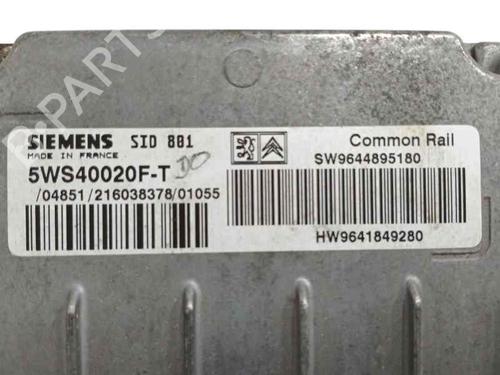 Engine control unit (ECU) PEUGEOT 307 (3A/C) 2.0 HDi 90 | BP23085191M57 