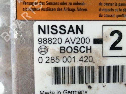 ECU airbags NISSAN PRIMERA (P12) 2.2 Di | BP10906175M53 