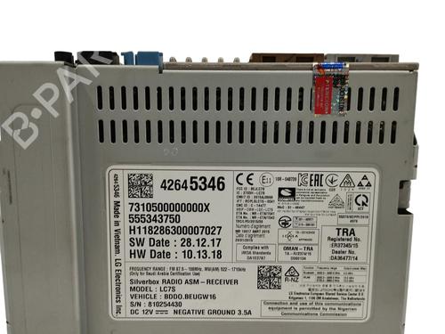 Radio OPEL ASTRA K (B16) | BP12429655E6