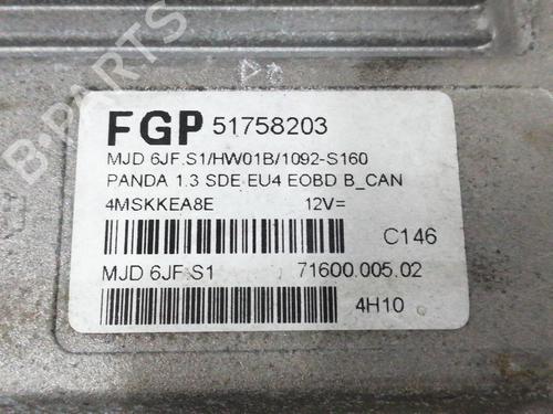 Engine control unit (ECU) FIAT PANDA (169_) 1.3 D Multijet (169AXG1A, 169AXD1A) | BP12428494M57 