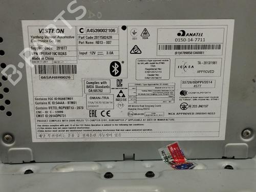 Radio SMART FORFOUR Hatchback (453)  | BP13551385E6 