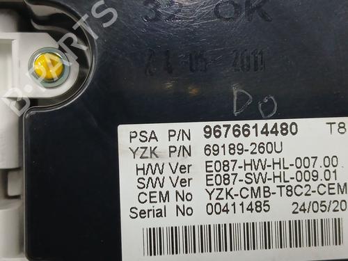 Instrument cluster PEUGEOT 3008 I MPV (0U_) 1.6 THP | BP29586454C47 