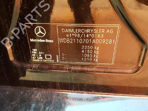 Left front steering knuckle MERCEDES-BENZ E-CLASS (W211)  | BP6436523M25 