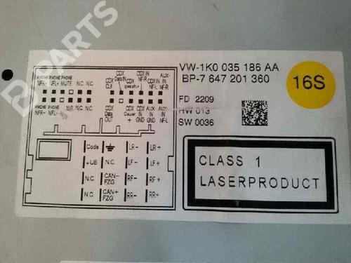 Radio ALFA ROMEO 156 (932_) 1.6 16V T.SPARK (932.A4, 932.A4100) | BP1244335E6 