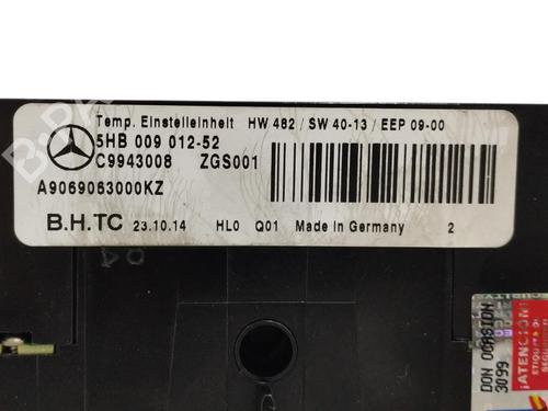 Climate control MERCEDES-BENZ SPRINTER 3-t Van (B906)  | BP16472525I5 
