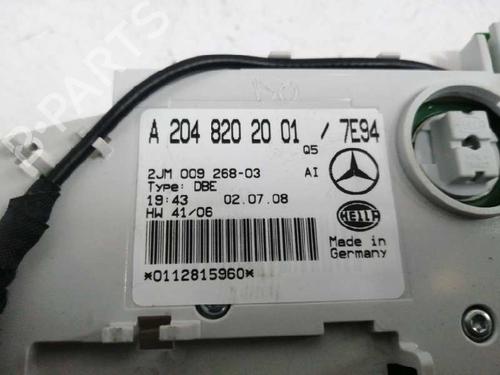 Interior roof light MERCEDES-BENZ C-CLASS (W204) C 200 Kompressor (204.041) | BP8898746I8 