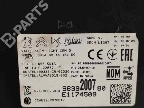 Electronic module PEUGEOT 208 II (UB_, UP_, UW_, UJ_)  | BP10170737M83 