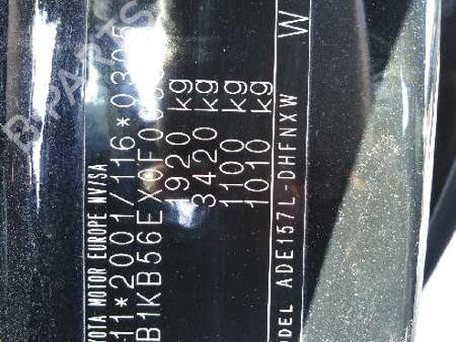 Kollisjonspute styreenhet TOYOTA AURIS (_E15_) 2.2 D (ADE157_, ADE151_, ADE151R, ADE157R) | BP10727725M53 
