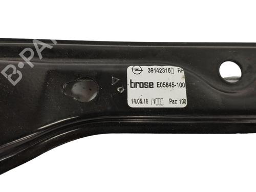 Front right window mechanism OPEL ASTRA K (B16) 1.6 CDTi (68) | BP12457176C23 