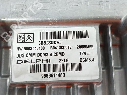 Engine control unit (ECU) PEUGEOT 407 (6D_) 2.0 HDi 135 (6DRHRH, 6DRHRE, 6DRHRG, 6DRHRJ) | BP37483958M57 - Image 4