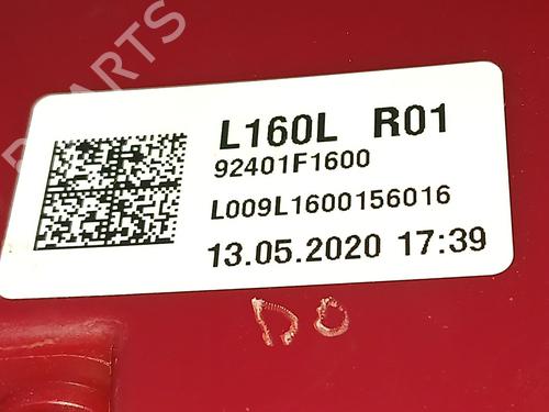 Left taillight KIA SPORTAGE IV (QL, QLE) 1.6 CRDi | BP30412268C34