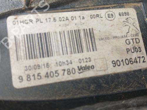 Left headlight PEUGEOT 2008 I (CU_) 1.2 THP 110 / PureTech 110 | BP36434642C28 - Image 3