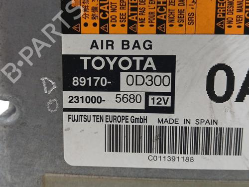 ECU airbags TOYOTA YARIS (_P13_)  | BP19635997M53 