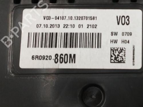 Instrument cluster VW POLO V (6R1, 6C1)  | BP17023919C47 