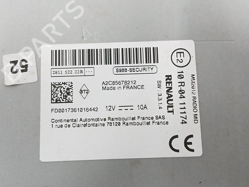 Radio RENAULT ZOE (BFM_) ZOE | BP29145639E6 