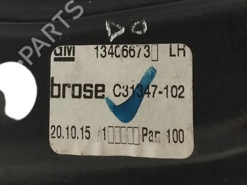 Front left window mechanism OPEL ASTRA K (B16) 1.6 CDTi (68) | BP17462353C22 
